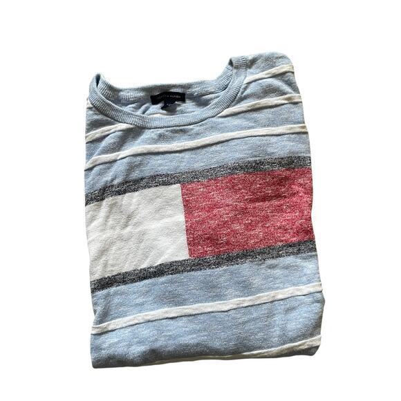 Tommy Hilfiger Womens/Teen Cotton Sweatshirt with Classic logo Size L Beach - Picture 7 of 7